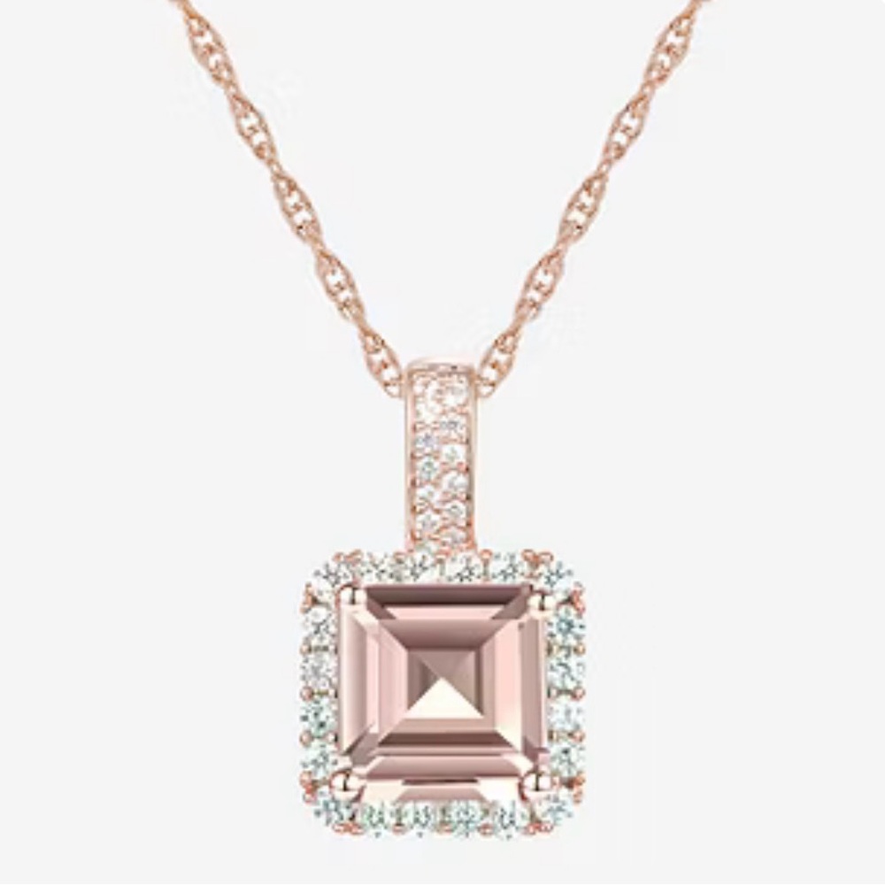 NWT Elegant Rose Gold Pendant Necklace